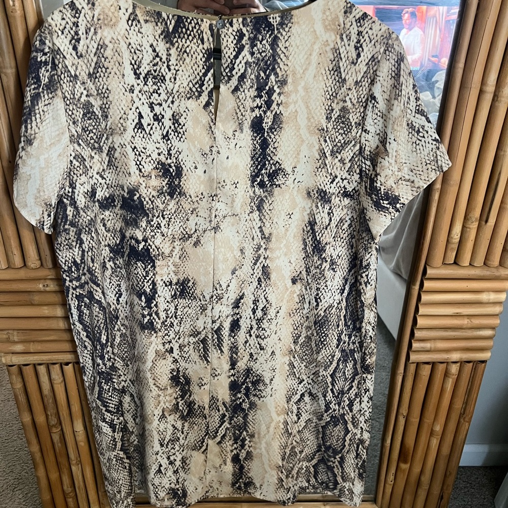 Snakeskin Print Women's Top